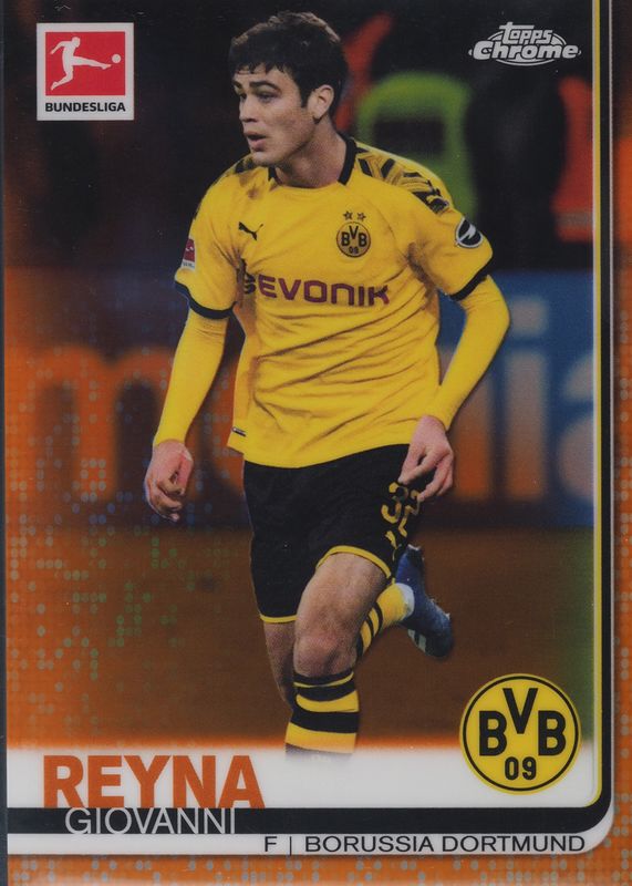 2019 Topps Chrome Bundesliga #37 Orange Refractor /25