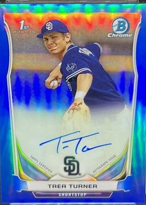 2014 Bowman Draft #BCA-TT Chrome DP Auto - Blue Refractor /150 (1st)