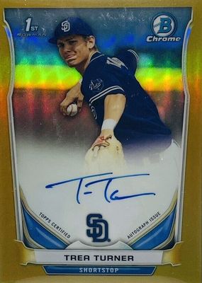 2014 Bowman Draft #BCA-TT Chrome DP Auto - Gold Refractor /50 (1st)