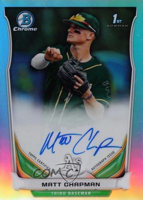 2014 Bowman Draft #BCA-MCH Chrome DP Auto - Refractor (1st)