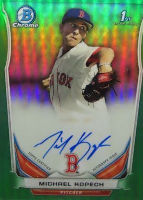 2014 Bowman Draft #BCA-MK Chrome DP Auto - Green Refractor /99 (1st)
