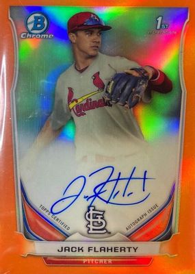 2014 Bowman Draft #BCA-JF Chrome DP Auto - Orange Refractor /25 (1st)