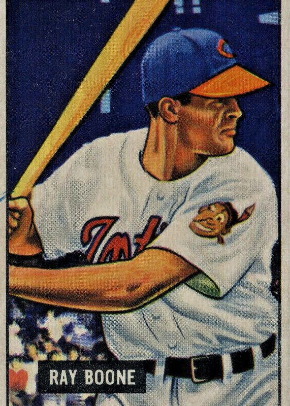 Ray Boone 1951 Bowman #54 Base Rookie BVG 8