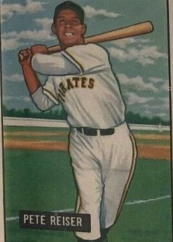 Pete Reiser 1951 Bowman #238 Base BVG 3.5