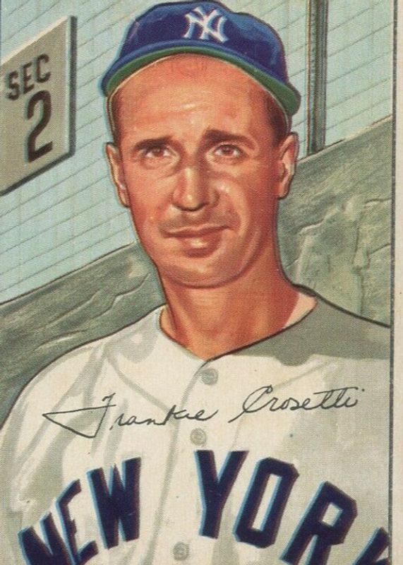 Frankie Crosetti 1952 Bowman #252 Base BVG 7.5