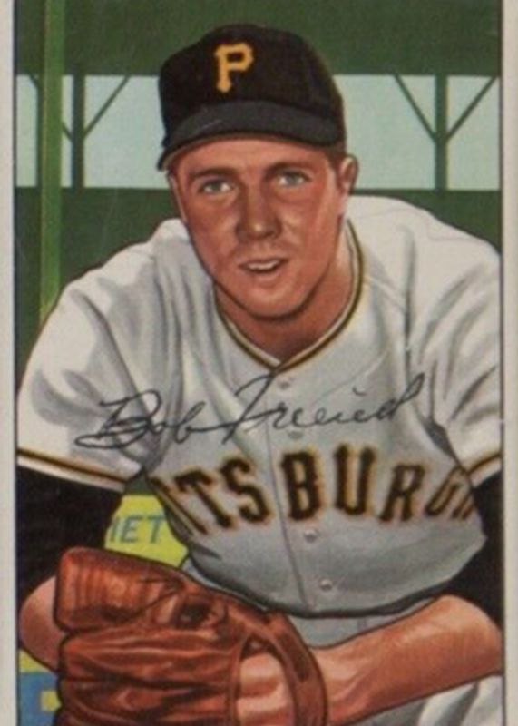 Bob Friend 1952 Bowman #191 Base Rookie BVG 5.5