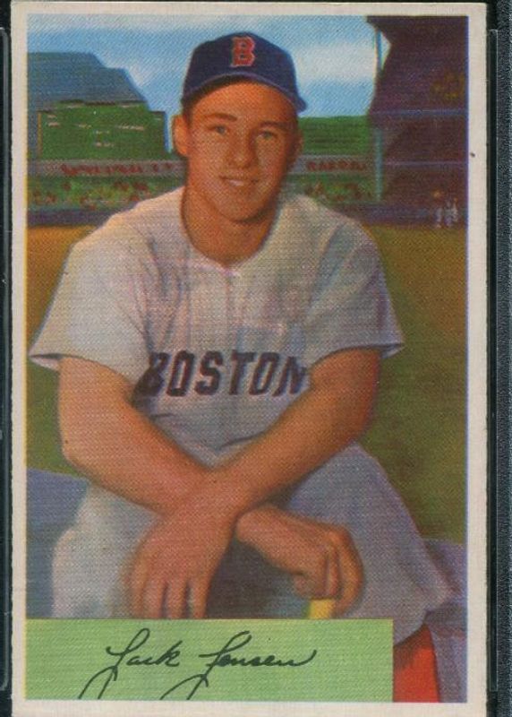 Jackie Jensen 1954 Bowman #2 Base BVG 3