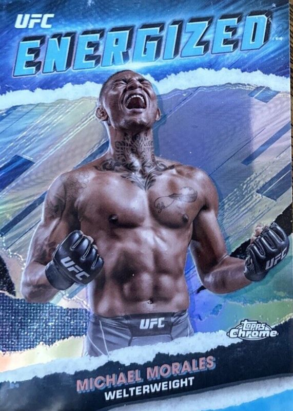 2024 Topps Chrome UFC #TME-10 Energized /(SSP)