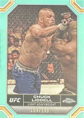 2024 Topps Chrome UFC #46 Aqua Refractor /199
