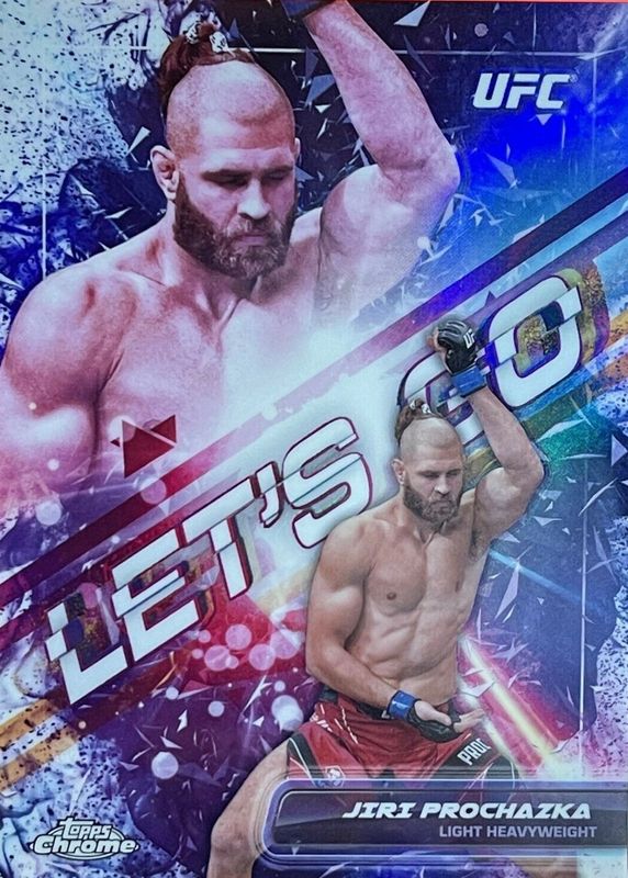 2024 Topps Chrome UFC #LGO-12 Let's Go /(SSP)