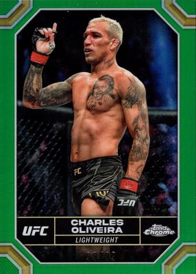 2024 Topps Chrome UFC #42 Green Refractor /99