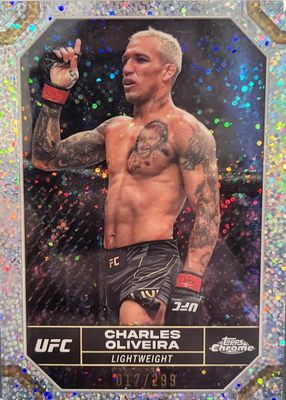 2024 Topps Chrome UFC #42 Speckle Refractor /299