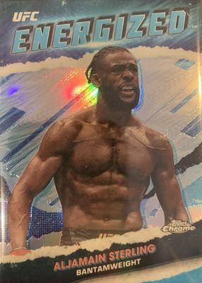 2024 Topps Chrome UFC #TME-1 Energized /(SSP)