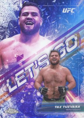 2024 Topps Chrome UFC #LGO-15 Let's Go /(SSP)