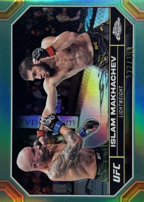 2024 Topps Chrome UFC #80 Aqua Refractor /199