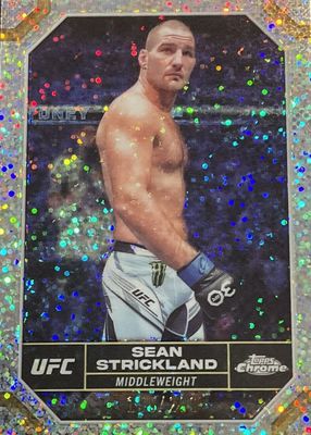 2024 Topps Chrome UFC #174 Speckle Refractor /299