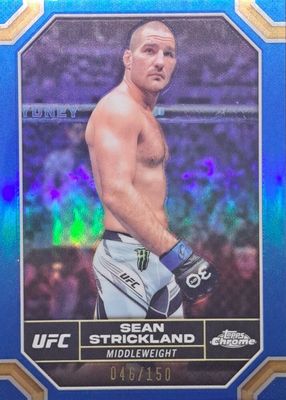 2024 Topps Chrome UFC #174 Blue Refractor /150