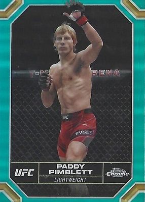 2024 Topps Chrome UFC #151 Aqua Refractor /199