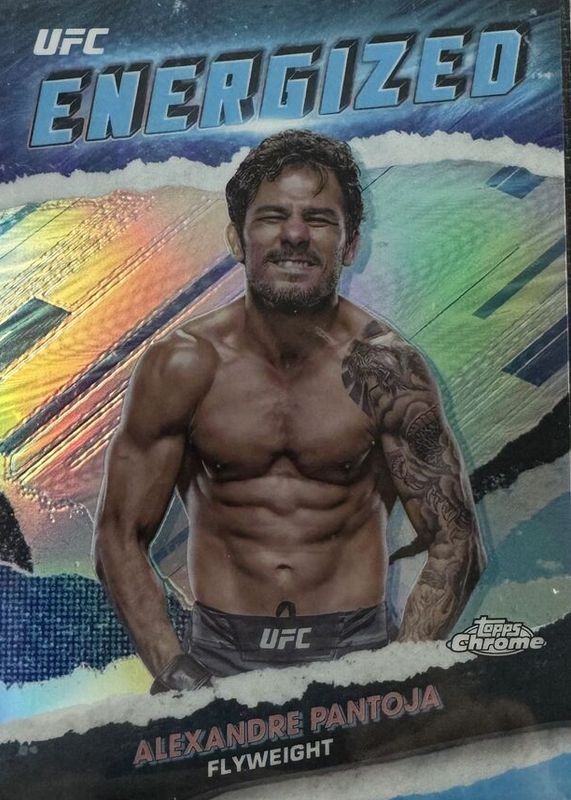 2024 Topps Chrome UFC #TME-5 Energized /(SSP)