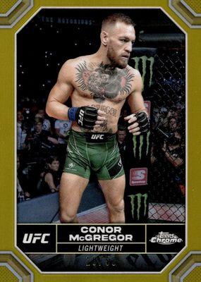 2024 Topps Chrome UFC #49 Gold Refractor /50