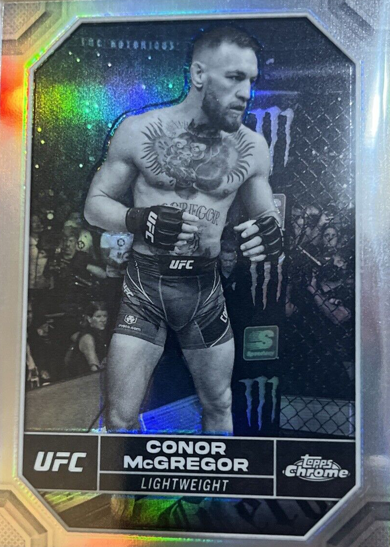 Conor McGregor 2024 Topps Chrome UFC #49 Negative Refractor Price