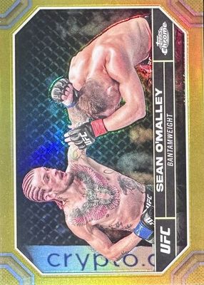 2024 Topps Chrome UFC #173 Gold Refractor /50