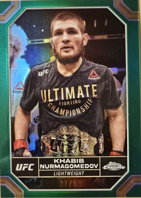 2024 Topps Chrome UFC #112 Green Refractor /99