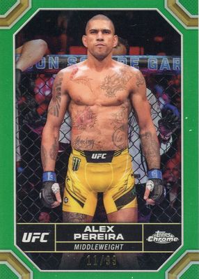 2024 Topps Chrome UFC #4 Green Refractor /99