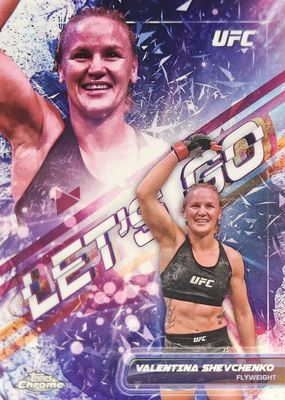 2024 Topps Chrome UFC #LGO-13 Let's Go /(SSP)