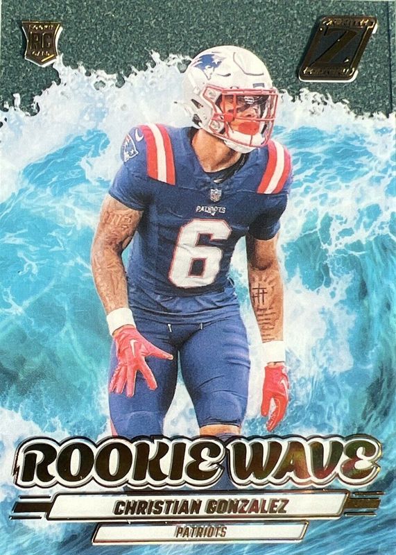 Christian Gonzalez 2023 Zenith #33 Rookie Wave RAW
