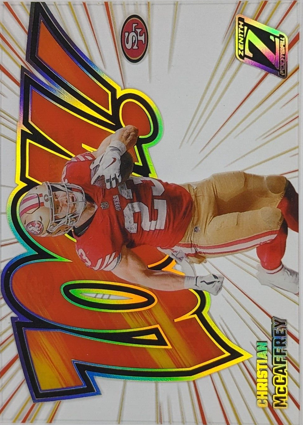 Christian McCaffrey 2023 Zenith #15 Zoom! /(SSP) Price Guide