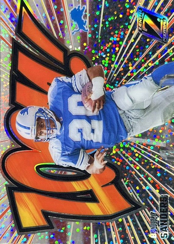 Barry Sanders 2023 Zenith #36 Zoom! - Sparkle BGS 10 PRISTINE