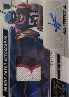 2023 Zenith #240 Rookie Patch Auto /299