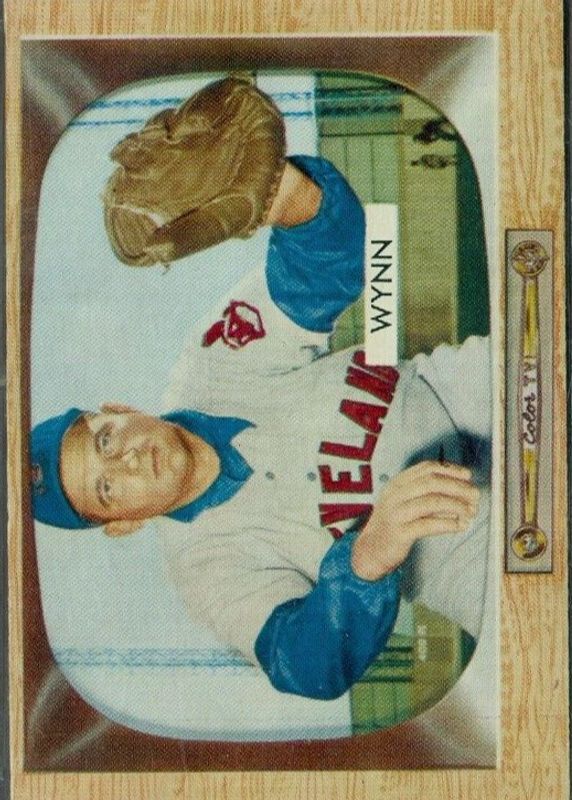 Early Wynn 1955 Bowman #38 Base PSA 8