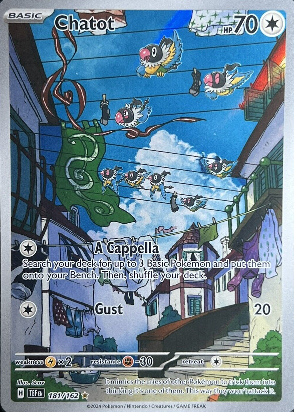 pokemon chatot card Amazon.com: Pokemon - Chatot (128/162) main image 1