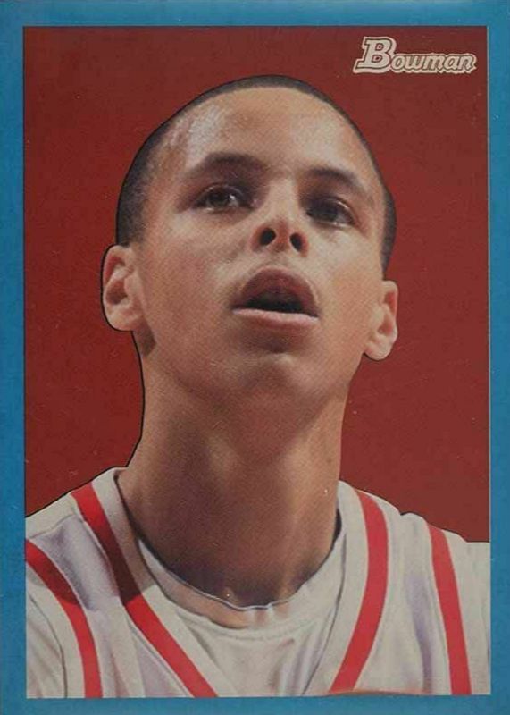 Stephen Curry 2009 Bowman '48 #106 Blue /1948 Rookie RAW