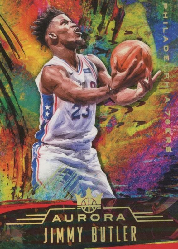 Jimmy Butler 2018 Court Kings #29 Aurora /(SSP) PSA 8