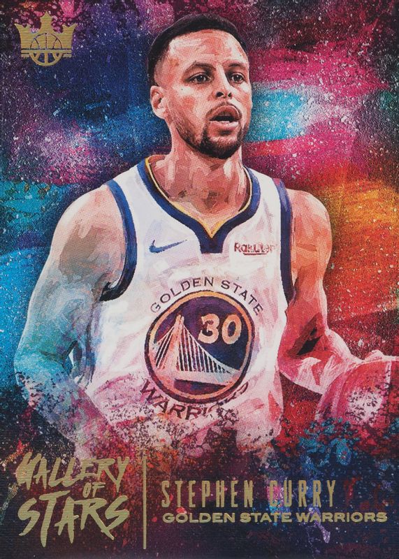 Stephen Curry 2018 Court Kings #8 Gallery of Stars /(SSP) RAW