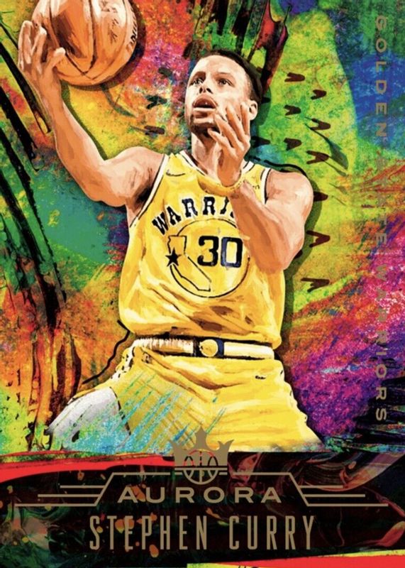 Stephen Curry 2018 Court Kings #5 Aurora /(SSP) SGC 8.5