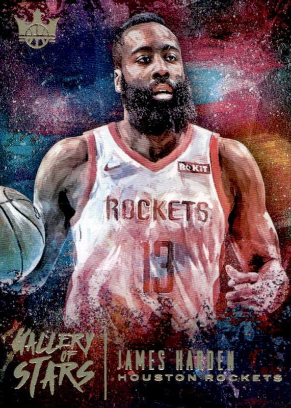 James Harden 2018 Court Kings #11 Gallery of Stars /(SSP) RAW