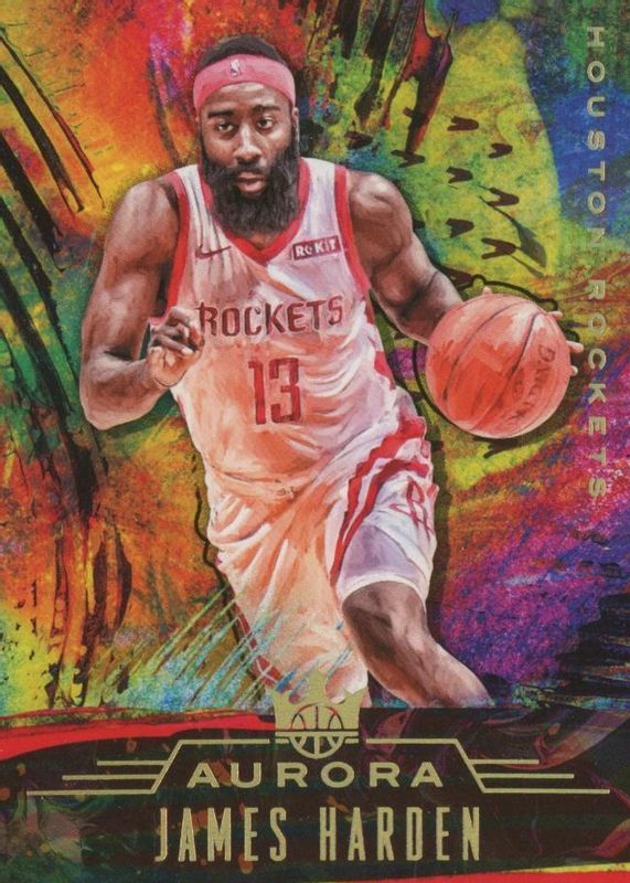 James Harden 2018 Court Kings #10 Aurora /(SSP) PSA 10