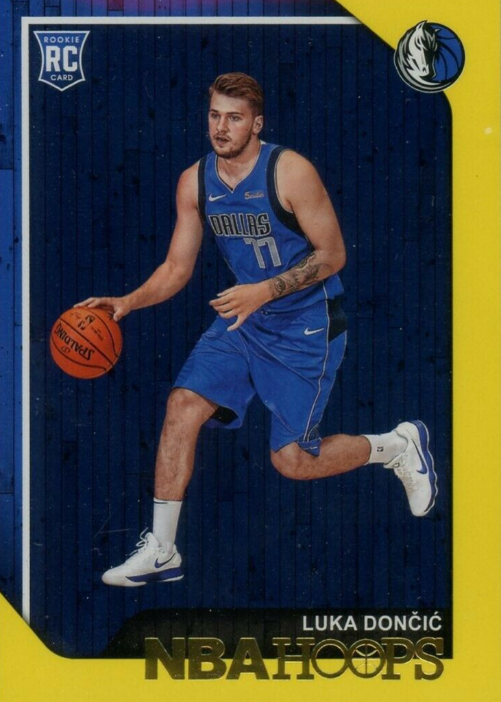 Luka Doncic 2018 Hoops #268 Yellow Price Guide - Sports Card Investor