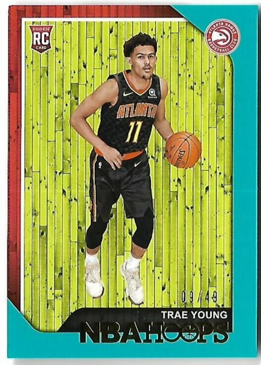 Trae Young 2018 Hoops #250 Teal /49 Price Guide - Sports Card Investor