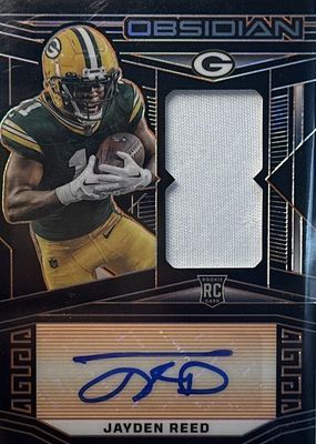2023 Obsidian #213 Rookie Jersey Autographs - Electric Etch Orange /49