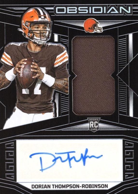 Dorian Thompson-Robinson 2023 Obsidian #232 Rookie Jersey Autographs /199 RAW