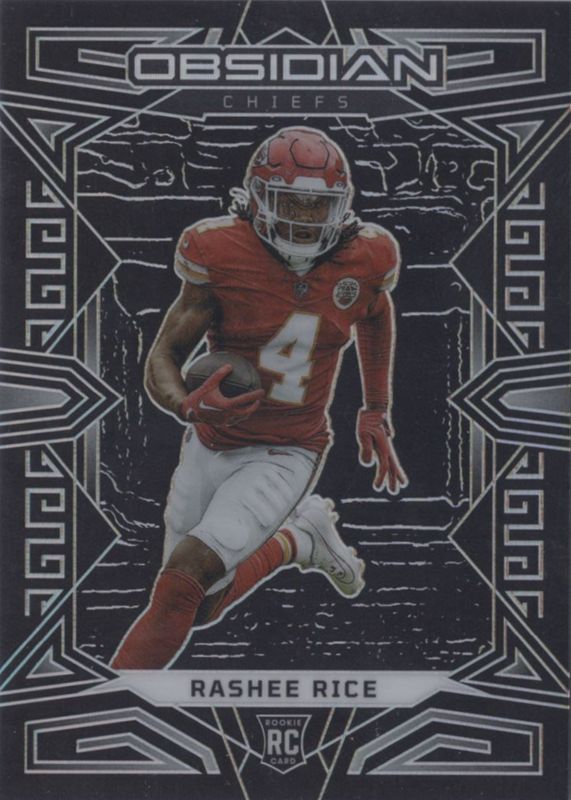 Rashee Rice 2023 Obsidian #151 Base Rookie RAW