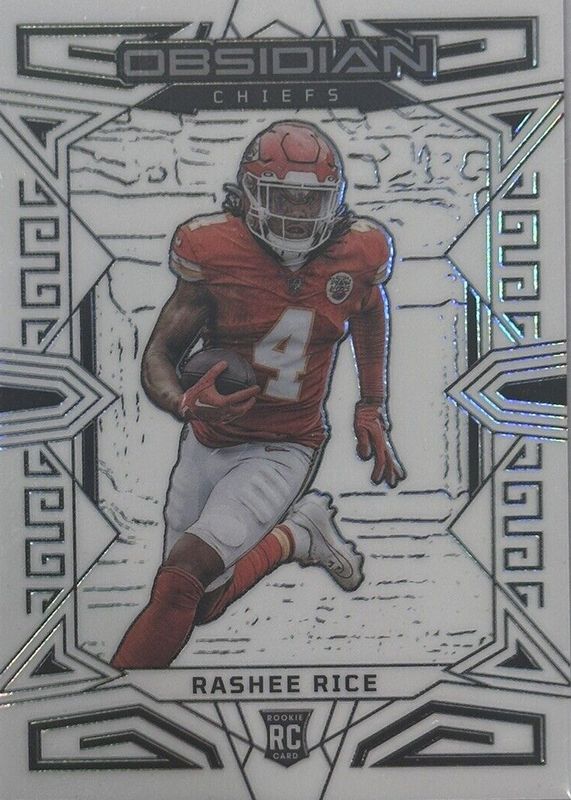 Rashee Rice 2023 Obsidian #151 Electric Etch Contra /(SSP) Rookie BGS 9