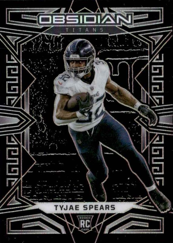 Tyjae Spears 2023 Obsidian #197 Base Rookie PSA 9