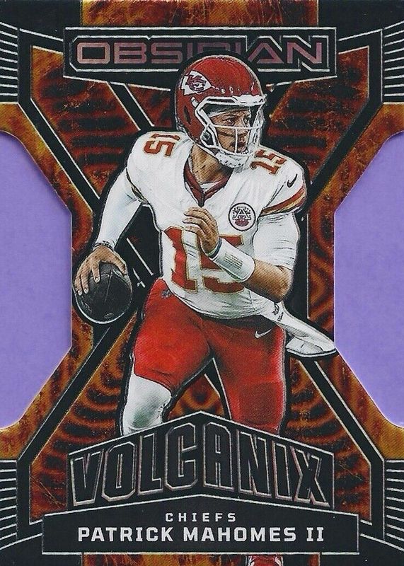 Patrick Mahomes II 2023 Obsidian #1 Volcanix /(SSP) PSA 9