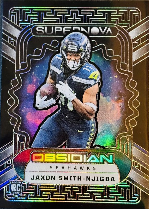 Jaxon Smith-Njigba 2023 Obsidian #16 Supernova /135 Rookie SGC 10